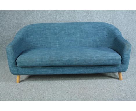 Sofa, contemporary mid century style. H.74 W.170 D.74cm. 