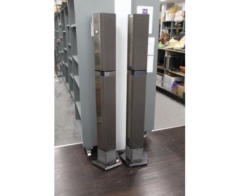 A pair of Bang and Olufsen  Floor Standing Speakers - super stylish vintage audio and also rare  - the sound is clear and sha