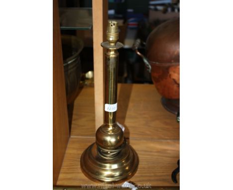 An antique Brass table Lamp