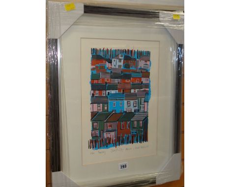 SARAH HOPKINS limited edition (6/15) signed print - entitled 'Tapestry', signed and dated '07, 37 x 25cms. Condition reports 