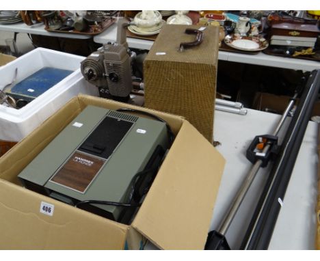 A parcel of vintage projector equipment Condition reports provided on request by email for this auction otherwise items purch