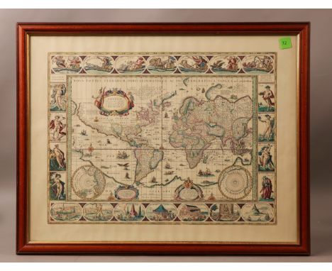 Vintage Print, Map of the World by William Bleu 

55x71
#72 