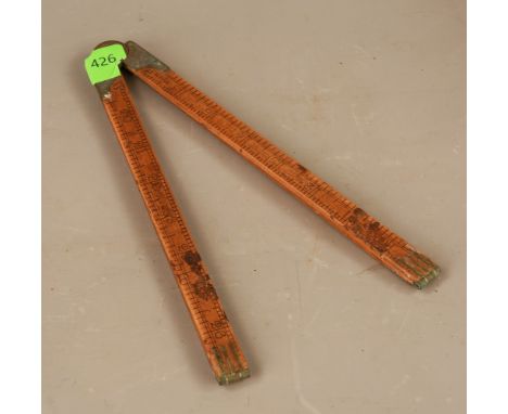Vintage Rainey Rabone Folding Ruler
85cm Long 

#426 