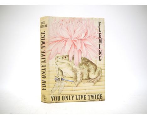 Ian Fleming: 'You Only Live Twice', London, Jonathan Cape, 1964, 1st edition, original black cloth lettered in silver to spin
