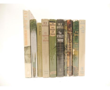 H.E. Bates, 10 titles, all published London, Michael Joseph, all original cloth, all in dust wrappers, including: 'The Waterc