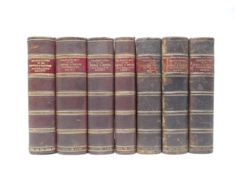 (Natural History Norfolk, Ornithology.) 'Transactions of the Norfolk and Norwich Naturalists' Society', 7 assorted bound volu