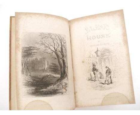 Charles Dickens: 'Bleak House', London, Bradbury &amp; Evans, 1853, 1st edition in book form, conforms to all issue points in