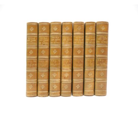(Sotheran &amp; Co Binding.) Elizabeth Gaskell: 'Novels and Tales', London, Smith Elder, 1882-1888, "Uniform Edition", 7 volu