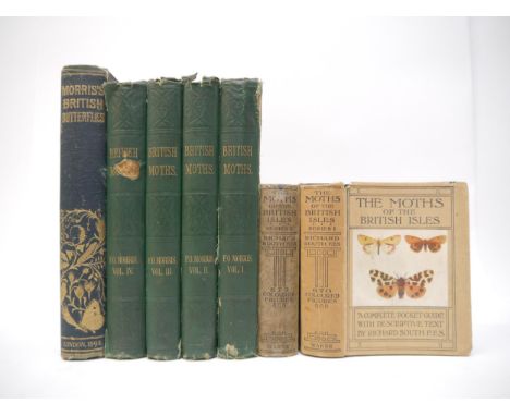 (Butterflies &amp; Moths, Lepidoptera.) Rev. F.O. Morris, 2 titles: 'A History of British Butterflies', London, John C. Nimmo