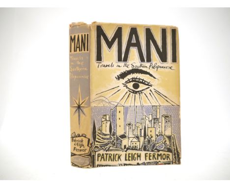 Patrick Leigh Fermor: 'Mani: Travels in the Southern Peloponnese', London, John Murray, 1958, 1st edition, b/w frontis &amp; 