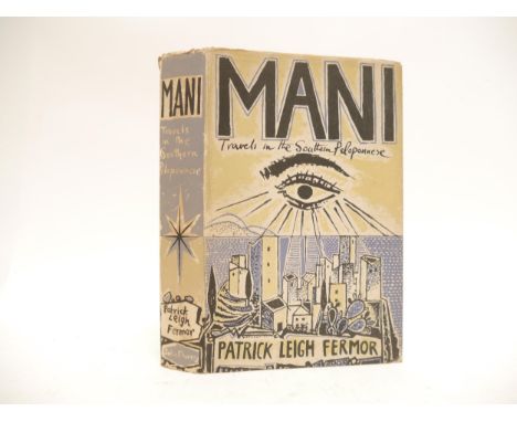 Patrick Leigh Fermor: 'Mani: Travels in the Southern Peloponnese', London, John Murray, 1958, 1st edition, b/w frontis &amp; 