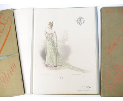 (Fashion Plates, Costume.) Four Trade Catalogues c.1880 for Maison A. Bulteau, Gaillard, Lecomte &amp; Cie. Fabricants, Paris