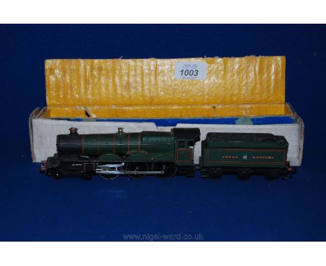 A Hornby '00' gauge G.W.R. 'Bristol Castle' 7013 engine and tender