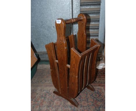 An Oak Stick stand.