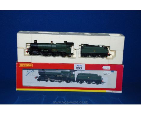 A Hornby '00' gauge G.W.R 'Llanfair Grange' engine and tender