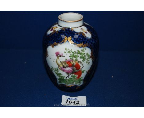 A Worcester Tea Caddy