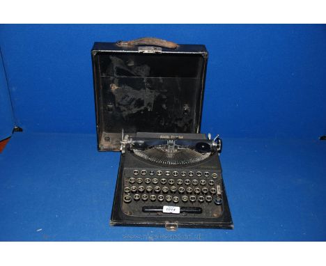 A Smith Premier typewriter