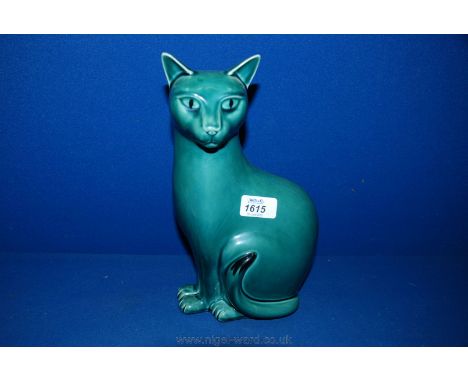 A Poole Pottery Cat 12'' tall.
