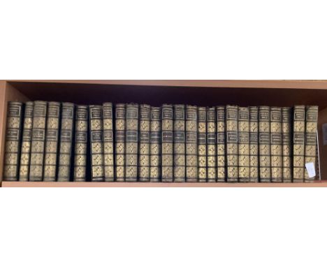 SHELF OF 26 HARDBACK BOOKS, THE WAVERLY NOVELS, MELROSE EDITION 