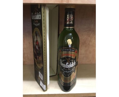 GLENFIDDICH PURE MALT SCOTCH WHISKY 70cl BOTTLE IN TIN