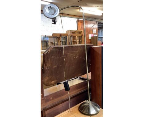 MODERN BRASS EFFECT ANGLE FLEXI STANDARD LAMP