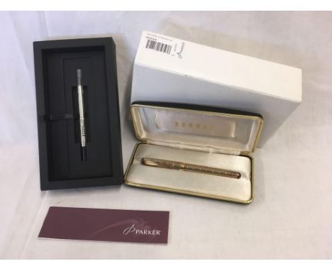 GOLD PLATED PARKER SONNET ROLLER BALL PEN