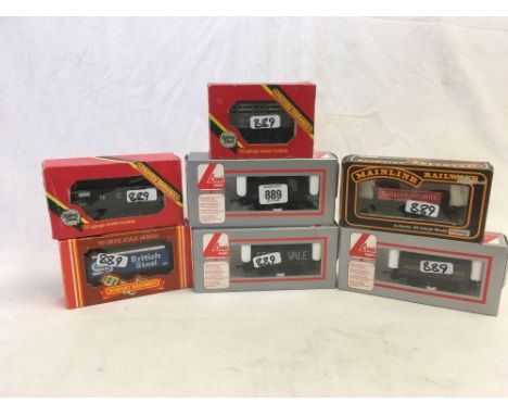 7 COAL WAGONS BY HORNBY &amp; LIMA