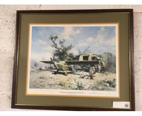DAVID SHEPHERD.  A COLOUR LIMITED EDITION SIGNED PRINT.