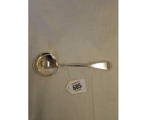 A GEORGE III SILVER SAUCE LADLE, LONDON 1801 BY SH