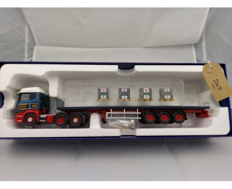 Corgi Scania R Facelift Flatbed Trailer &amp; Brick Load - Ian Craig Haulage