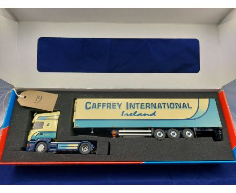 Tekno Scania R-Series Topline &amp; Reefer Semi Trailer/Caffrey International
