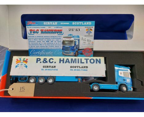Tekno Scania R-serie Topline 4x2 &amp; Reefer Trailer/P&amp;C Hamilton