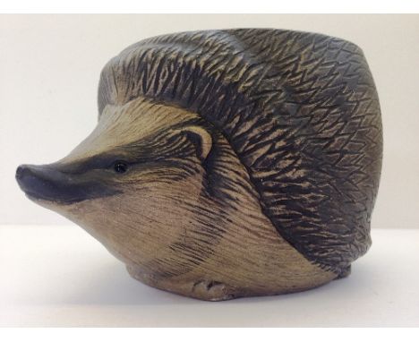 A Poole Pottery stoneware jardiniere modelled as a Hedgehog.
