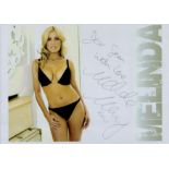 Melinda Messenger signed 12x8 inch colour promo photo. Dedicated. Good condition Est.
