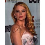 Haley Bennett signed 10x8 inch colour photo. Good condition Est.