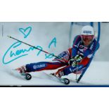 Chemmy Alcott signed 6x4 inch colour promo photo. Good condition Est.