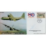 ACM Sir David Cousins signed 80th Anniversary of the Royal Air Force FDC PM BIOT 01.04.98 First