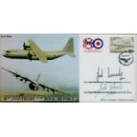 ACM Sir Thomas Kennedy and ACM Sir John Rogers signed 80th Anniversary of the Royal Air Force FDC PM