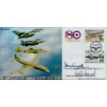 ACM Sir John Gingell and Fl Lt Rory Underwood MBE signed 80th Anniversary of the Royal Air Force FDC