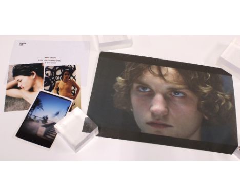 LARRY CLARK (AMERICAN), three photo prints from the £100 Photo Sale at Simon Lee Gallery 2014, 10 x 15cm, with original envel