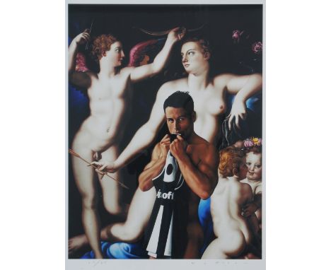 ROSS WATSON (AUSTRALIAN b.1962), AFTER BRONZINO, 1545; PAUL LICURIA) Ltd Ed Giclee print No 15/45, signed and framed under gl