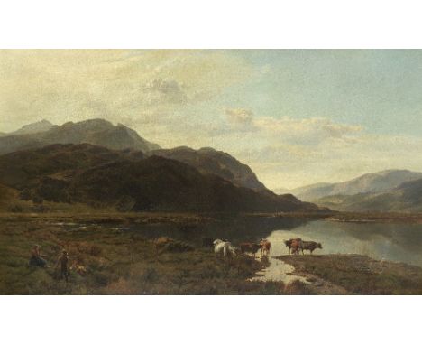 Sidney Richard Percy (British, 1821-1886)Snowdon from Llanberis Pass signed 'S R Percy' (lower left)oil on canvas92 x 153cm (
