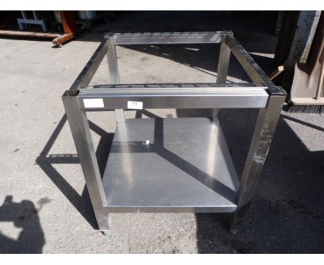 *Stainless Steel Stand with Shelf 60x57x66cm