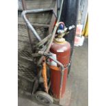 ensemble de torche à souder avec chariot