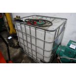 réservoir en plastique capacité 1000 litres avec pompe
