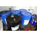 ensemble de bidons d'huile à moteur ''6'' CHEVRON 15W40