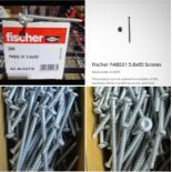 JOB LOT 80 BOXES OF 200 FISCHER SELF DRILLING INSULATION SCREWS RRP £2000