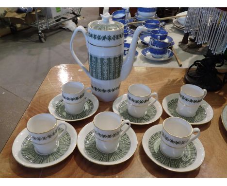 Spode Provence coffee service. P&amp;P Group 3 (£25+VAT for the first lot and £5+VAT for subsequent lots) 