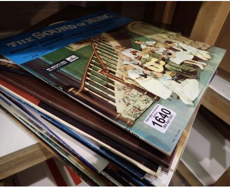 Mixed records to include The Sound of Music. P&amp;P Group 2 (£18+VAT for the first lot and £3+VAT for subsequent lots) 