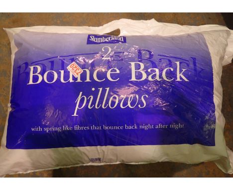 Two new bounce back pillows. P&amp;P Group 2 (£18+VAT for the first lot and £3+VAT for subsequent lots) 
